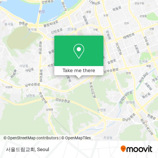 서울드림교회 map