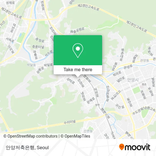 안양저축은행 map