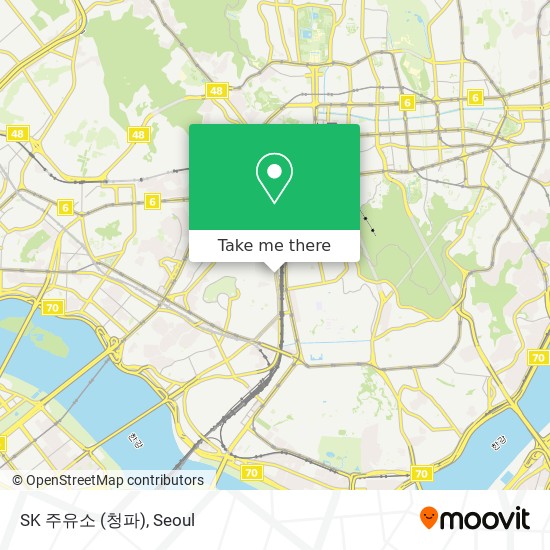 SK 주유소 (청파) map