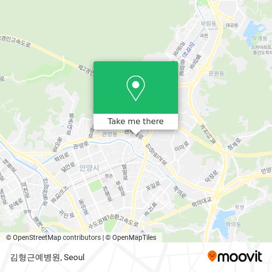 김형근예병원 map