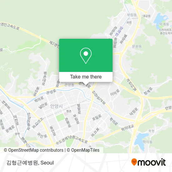 김형근예병원 map