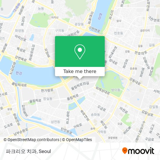 파크리오 치과 map