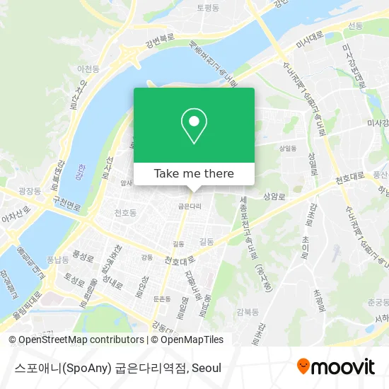스포애니(SpoAny) 굽은다리역점 map