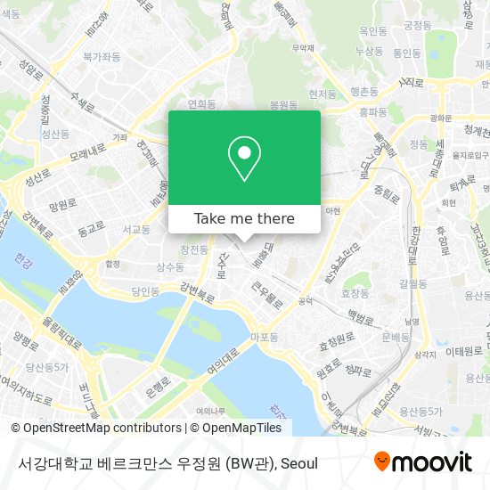 서강대학교 베르크만스 우정원 (BW관) map