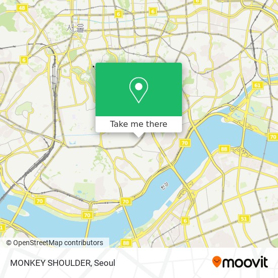 MONKEY SHOULDER map