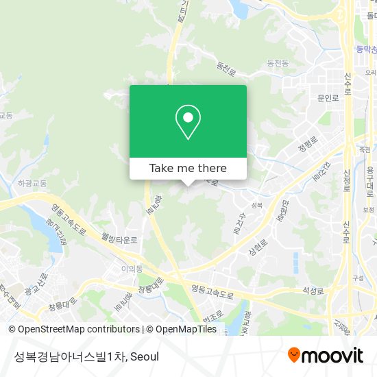 성복경남아너스빌1차 map