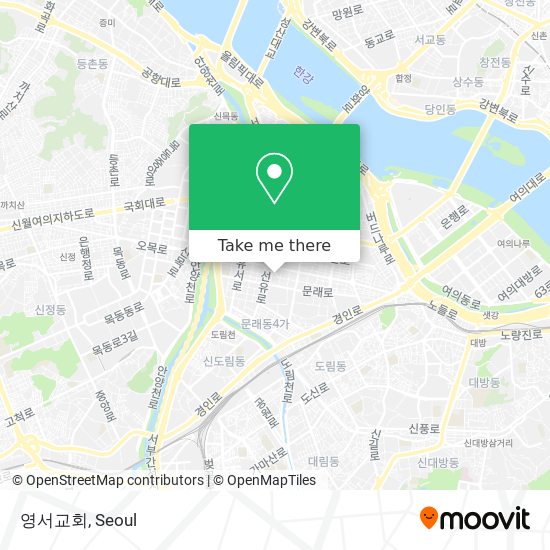 영서교회 map