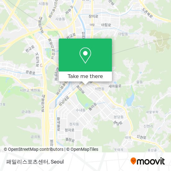 패밀리스포츠센터 map