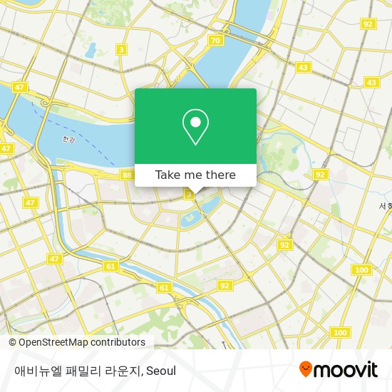 애비뉴엘 패밀리 라운지 map