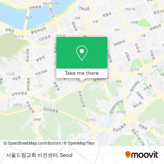 서울드림교회 비전센터 map
