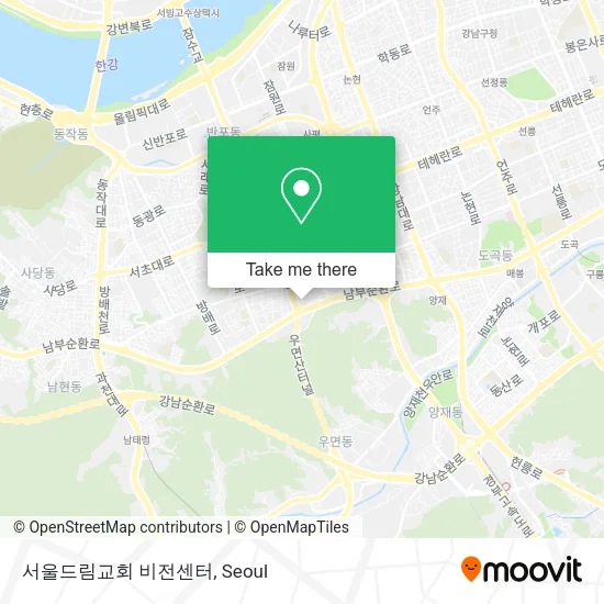 서울드림교회 비전센터 map