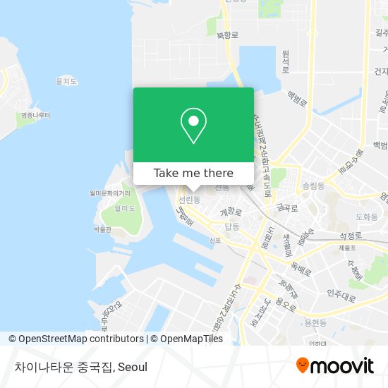 차이나타운 중국집 map