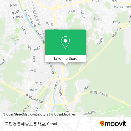 국립전통예술고등학교 map