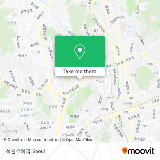 석관우체국 map