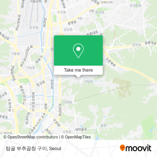 탑골 부추곱창 구이 map