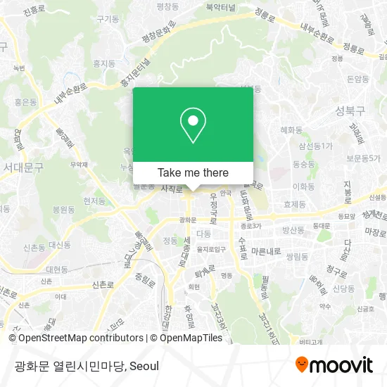 광화문 열린시민마당 map