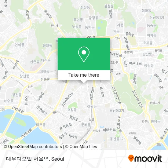 대우디오빌 서울역 map