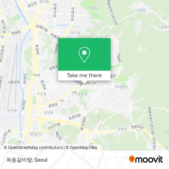 옥동갈비탕 map