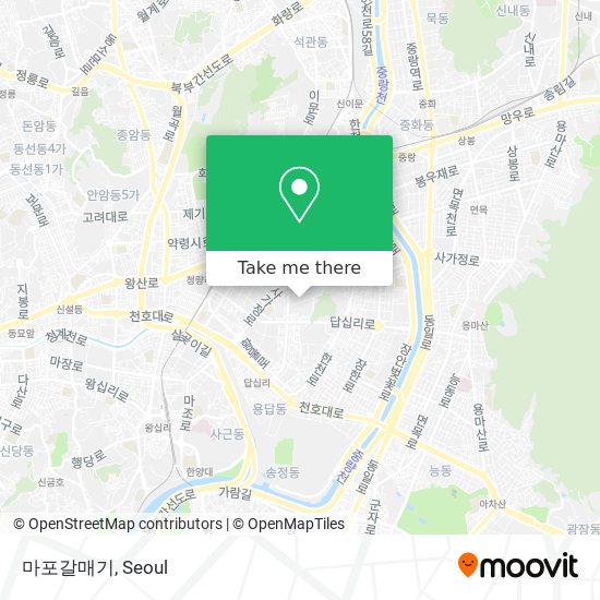 마포갈매기 map