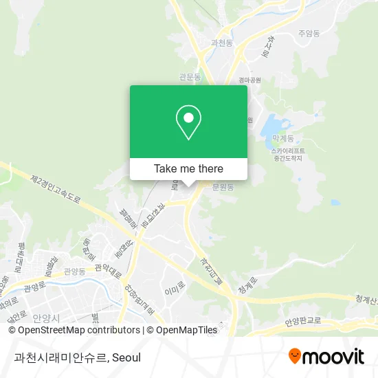 과천시래미안슈르 map