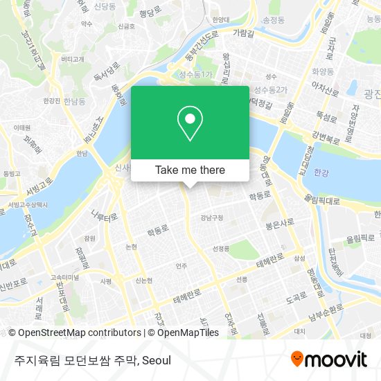 주지육림 모던보쌈 주막 map