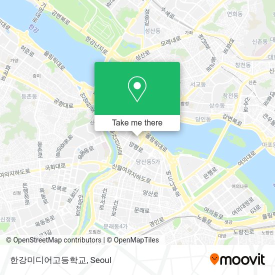 한강미디어고등학교 map