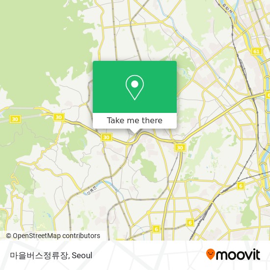 마을버스정류장 map