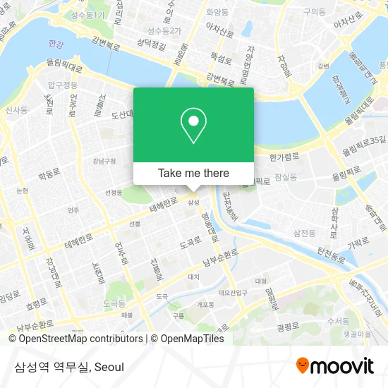 삼성역 역무실 map