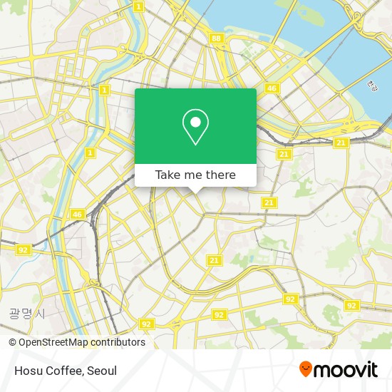 Hosu Coffee map