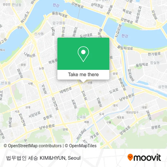 법무법인 세승 KIM&HYUN map