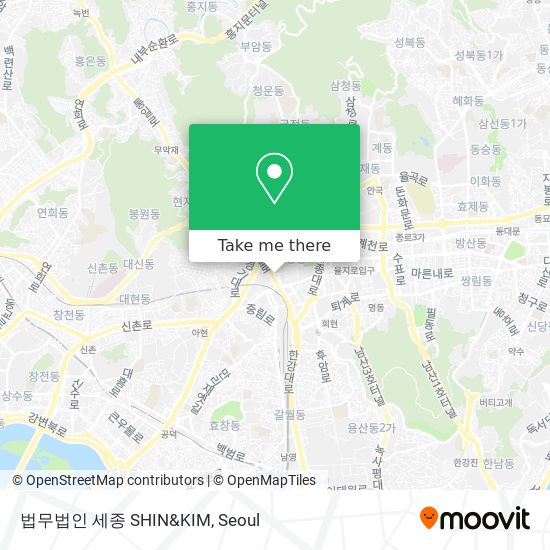 법무법인 세종 SHIN&KIM map