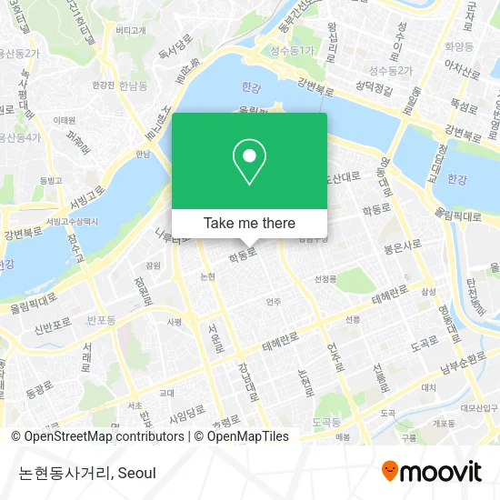 논현동사거리 map