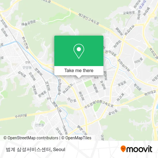 범계 삼성서비스센터 map