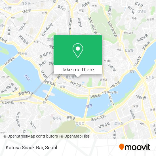 Katusa Snack Bar map