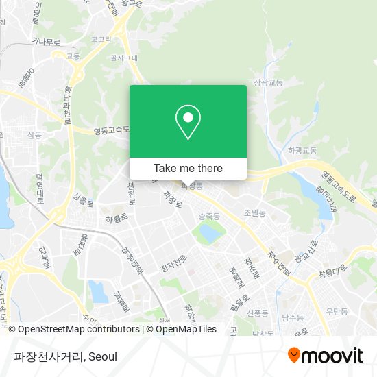 파장천사거리 map