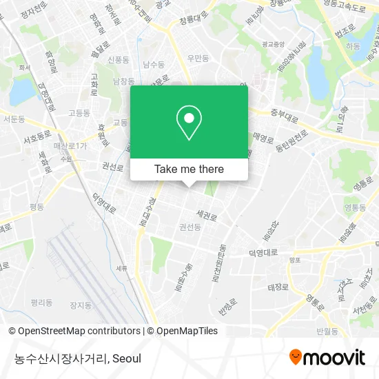 농수산시장사거리 map