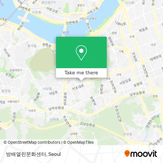 방배열린문화센터 map