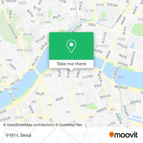 우텐더 map