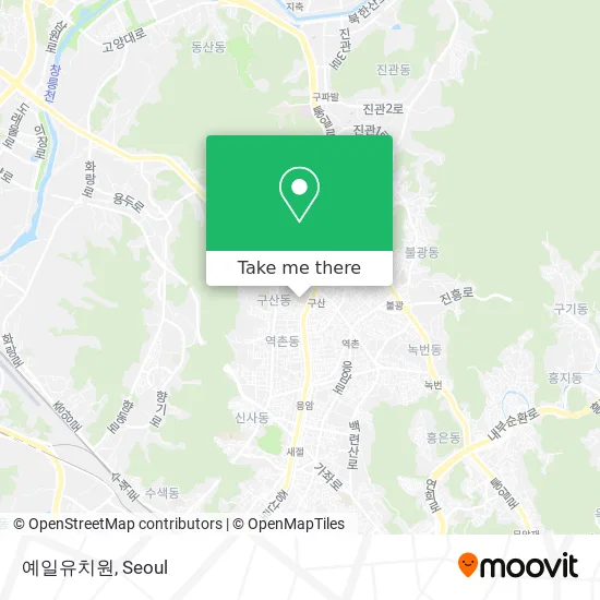 예일유치원 map