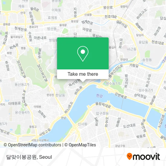 달맞이봉공원 map