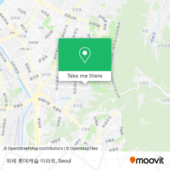 위례 롯데캐슬 아파트 map