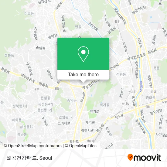 월곡건강랜드 map