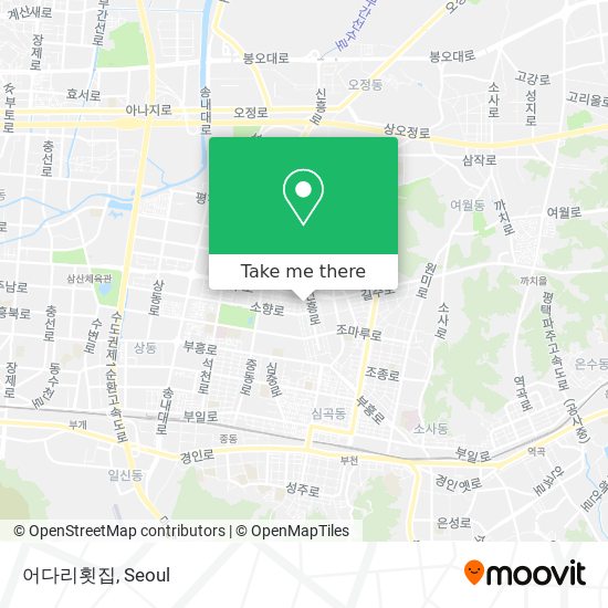 어다리횟집 map