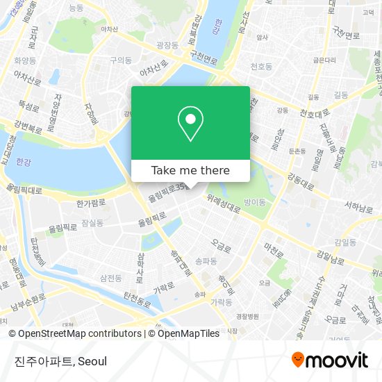 진주아파트 map
