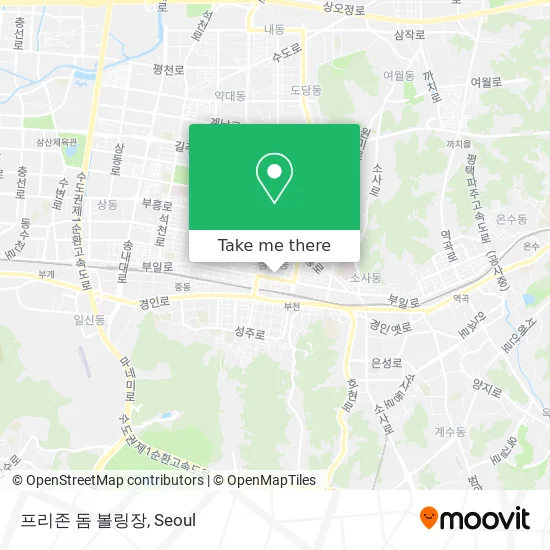 프리존 돔 볼링장 map