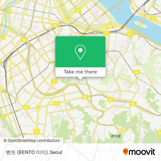 벤또 (BENTO 미미) map