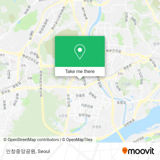 인창중앙공원 map