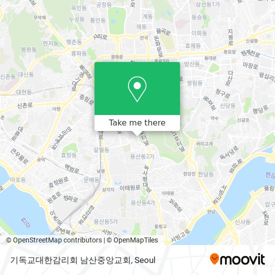 기독교대한감리회 남산중앙교회 map