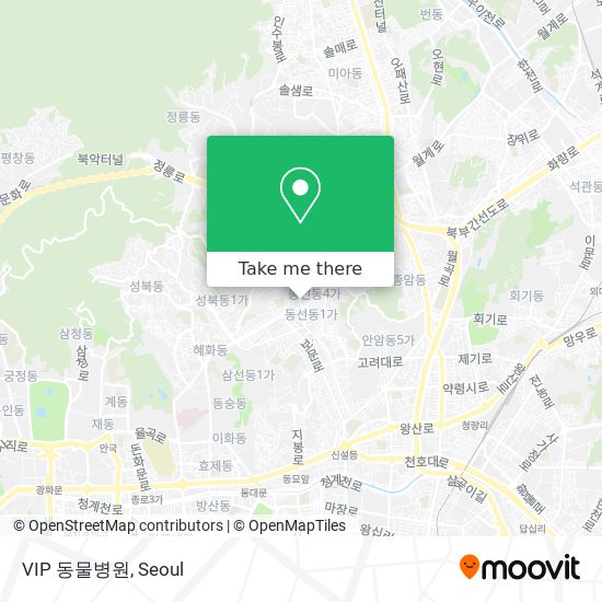 VIP 동물병원 map