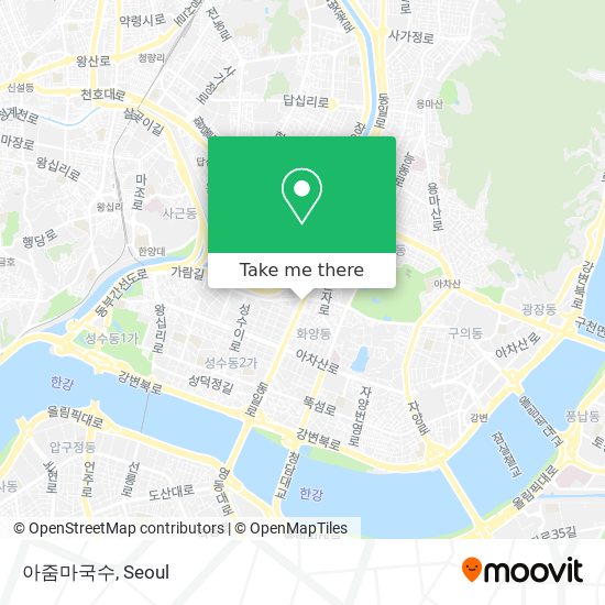 아줌마국수 map